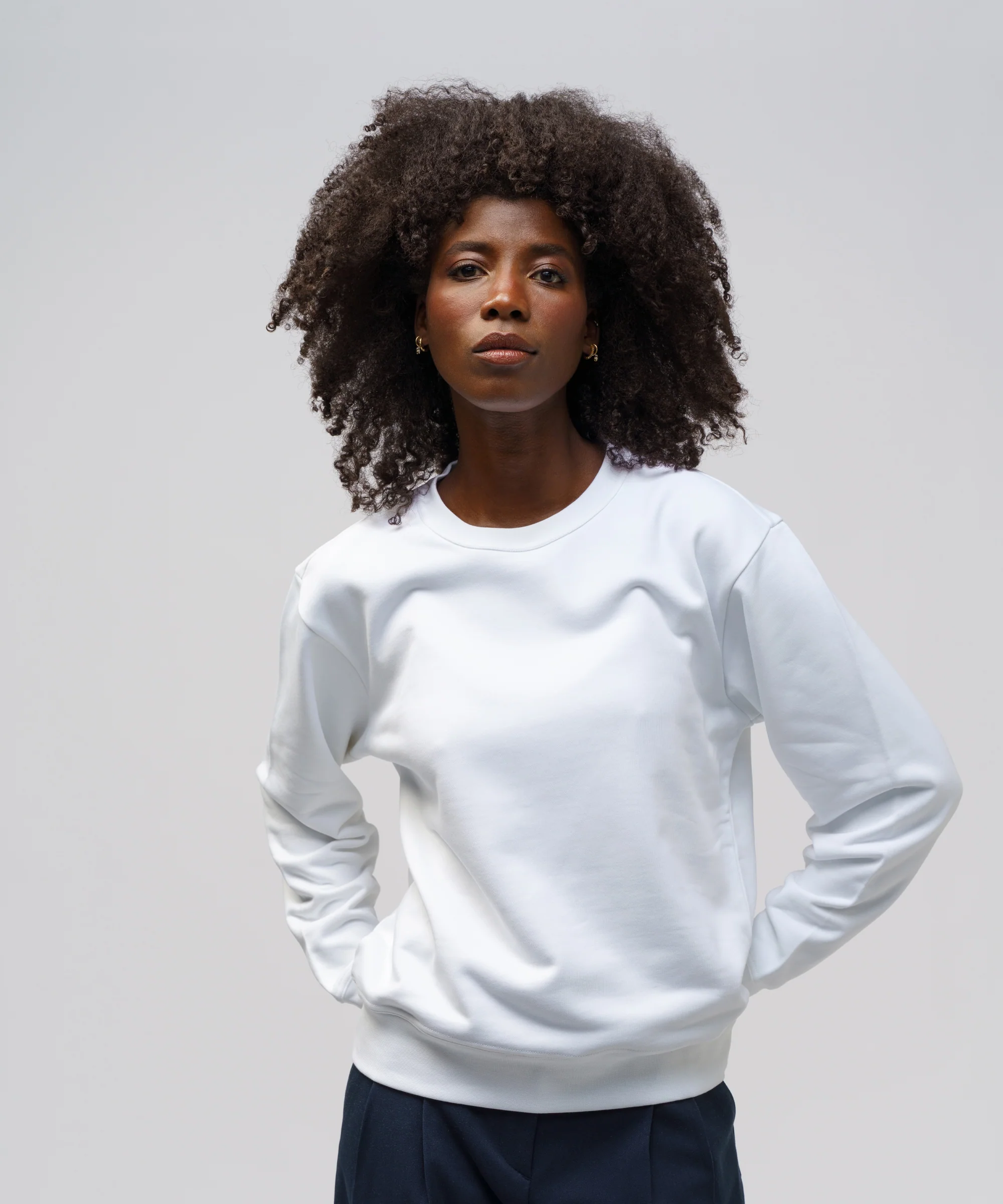 Sweatshirt 01 White - Image 4