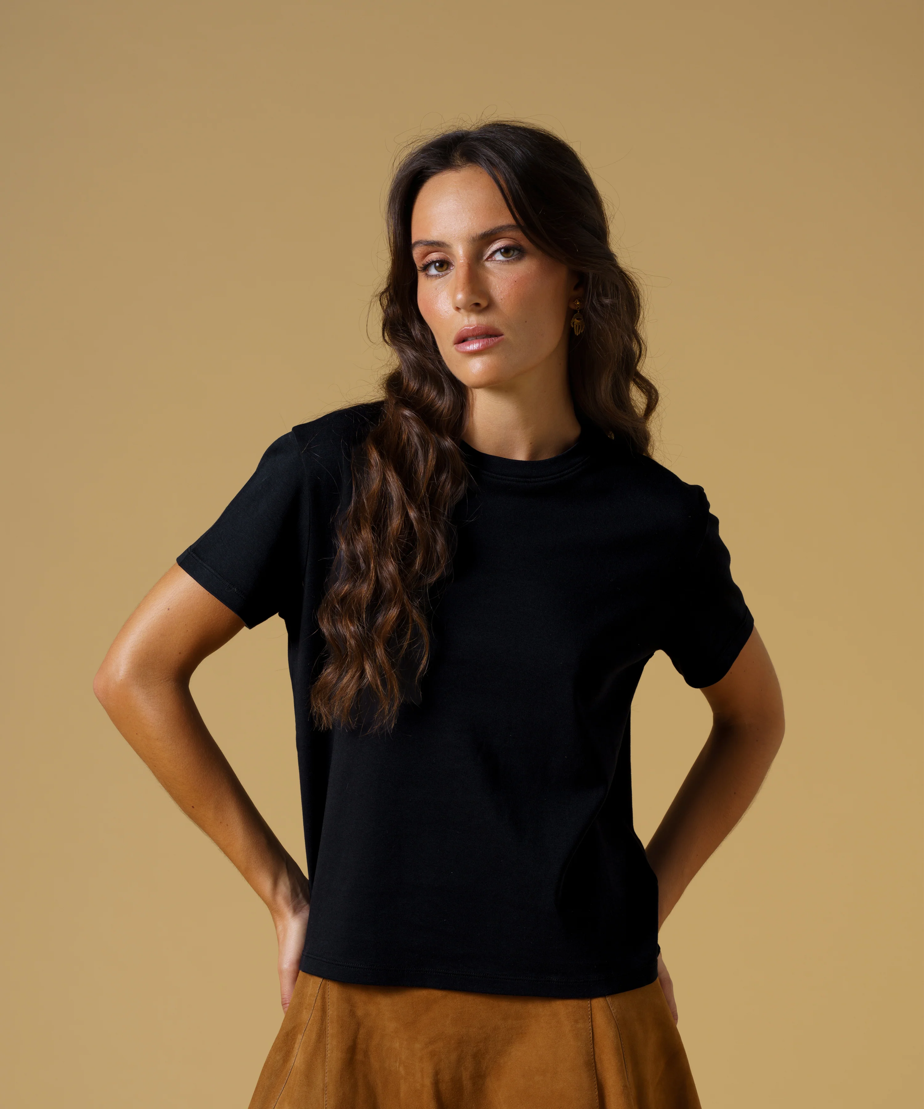 T-Shirt 01 Black - Image 3